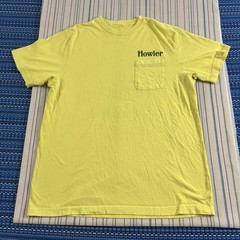 Howler Bros Shirt Mens Large Yellow Surf Monkey Logo Pocket Graphic Beach Tee