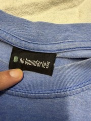 Vintage No Boundaries It’s All Good T Shirt Mens M/L Blue Faded Distressed Thin