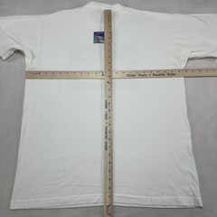 Vintage Saint Thomas Shirt Mens XL White Tropical Graphic Fruit Of The Loom 90s