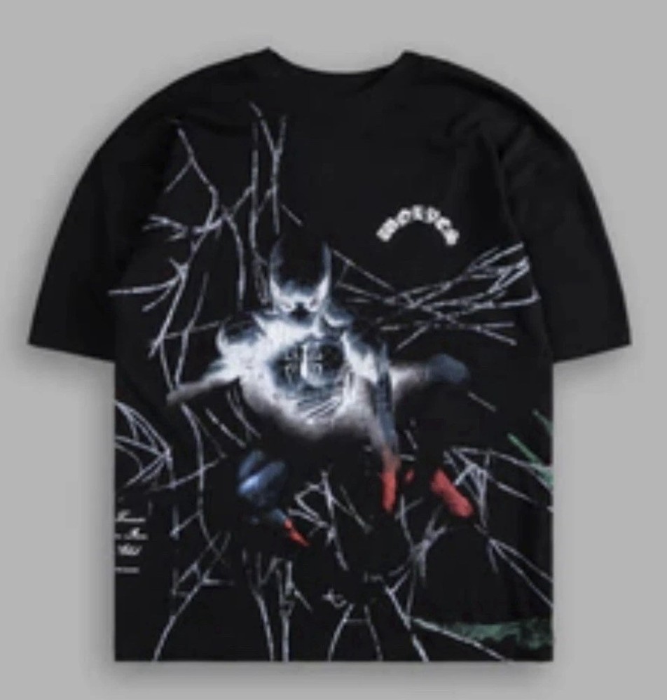 Darc Sport Spider Man Negative T Shirt Side by Side Size Large Oversized New
