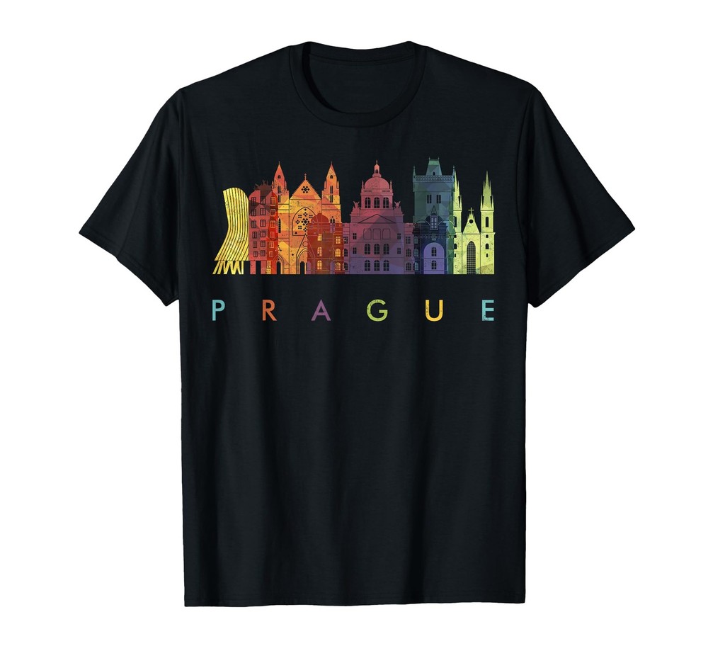 Travel Europe Czech Republic Prague Family Vacation Souvenir T-Shirt