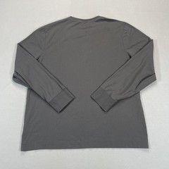 Brooks Brothers Shirt Mens 2XL Gray Long Sleeve Henley Golden Fleece Logo Tee