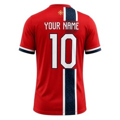 Personalized Norway Soccer Jersey, Custom Name Number Football Shirt