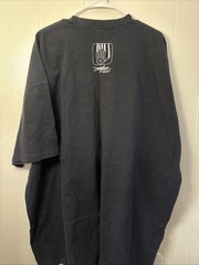 VTG Muskeen Originals 1024 Hand Painted Graffiti Tee 4XL Black Street Y2K Rare