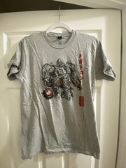 Vintage THE TRANSFORMERS MEGATRON JAPANESE T-SHIRT NEW! Size M Gray