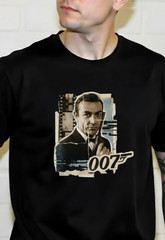 James Bond 007 CUSTOM T-Shirt Size S-5XL
