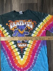 2010 Grateful Dead The Dye Band T-Shirt Liquid Blue Large