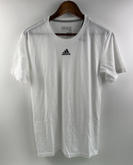 Adidas Men Short Sleeve Crew Neck The Go To Performance Tee White S NWT