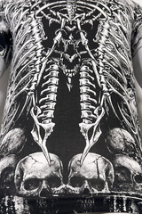 Xtreme Couture By Affliction Men’s T-Shirt CATACOMBS White Skull Biker S-5XL