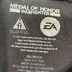 Medal of Honor Warfighter Shirt Men 2XL Black EA Games Video Game Tee
