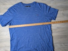 Greg Norman Shark Blue Heather Shorts Sleeve T-Shirt