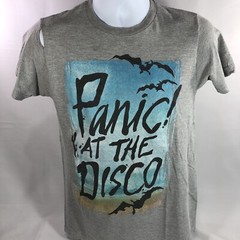 Panic! At The Disco T Shirt Gray Size Small Band Tee Retro Big Front Graphic