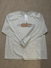 Old School Air Max Nike Long Sleeve Shirt – Size Large (Fits Big) – Gray