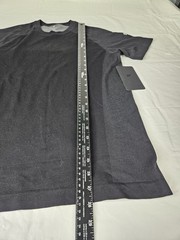 Fabletics Training Day Tee Shirt Men M Black New With Tags Stretch Breathable