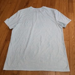 VRST Mens Essential Short Sleeve Pocket Tee: Sz Large, Lt Blue & White Tie-Dye
