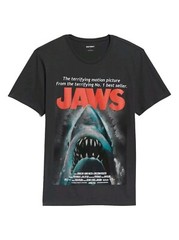 New Jaws Movie Poster Mens Large Soft Comfy Cotton Tee Great White Shark