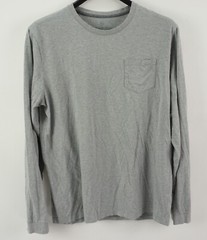 Free Fly Performance Bamboo Men XL Long Sleeve Gray Heather Stretch Crew T-Shirt