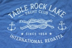 Table Rock Lake Yacht Club T-Shirt Missouri Ozarks Boat Shirt L