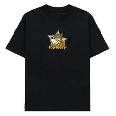 Brand New Mens Top Heavy Doghouse T-shirt Black
