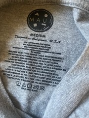 New Maui and Sons Long Sleeve Shirt size Medium Gray