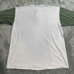 VTG 2002 Las Vegas Billiards Colorblock Henley Shirt Mens L Distressed Grunge