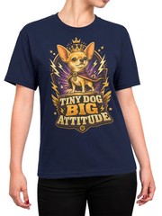 Big Attitude Chihuahua Dog T-Shirt | Unisex