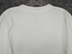 Vintage Central Falls Shirt Mens One Size White Beaded Moccasins Graphic USA 90s