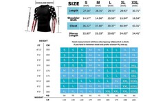 American Flag Rash Guard �C Men’s UPF 50+ Sun Protection Long Sleeve Shirt