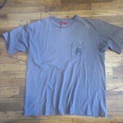 Vtg 90s Marlboro Country Store Cowboy Horse Western Rodeo Pocket T Shirt XL Fade