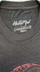 Hooked Soul Fishing Brand T-Shirt Dark Gray Hammerhead Shark Graphic Size Small