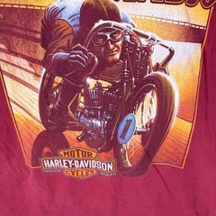 Rocket Harley Davidson Mens Shirt XL Huntsville Alabama Biker Grunge