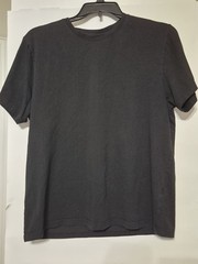 Porter & Ash T-Shirt, Mens XL Solid Black Performance Tee Crewneck