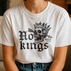 No Kings Since 1776 Tee | Anti-Fascist Political Protest Shirt, Unisex Tee