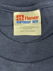 North Carolina Lighthouses Embroidered T-Shirt By Hanes Heavyweight 50/50 Medium