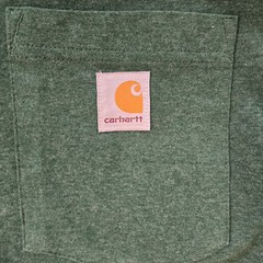 Carhartt K128 Mens Large Long Sleeve Forest Green Shirt Chest 48 in READ
