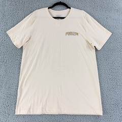 Pendleton Woolen Mills Mens Large Ivory Graphic Short Sleeve Crew Neck Tee Top