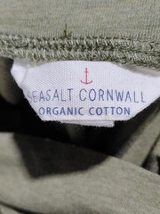 SEASALT CORNWALL Men’s T-Shirt XXS Green Cotton with Elastane Basic