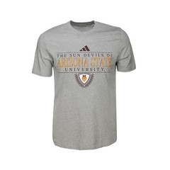 adidas Arizona State Sun Devils Fresh Logo Crew Neck Short Sleeve T-Shirt Mens S