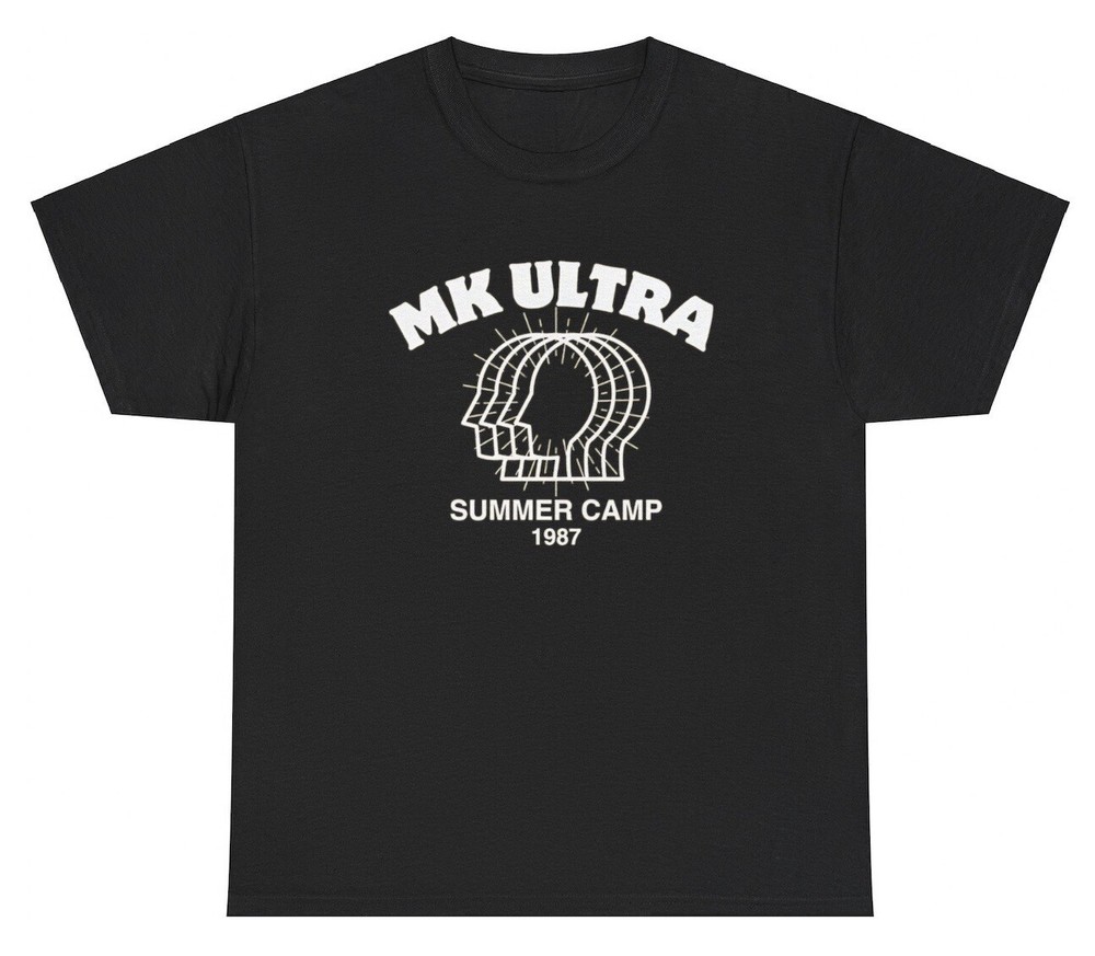 MK Ultra Summer Camp 1987 T Shirt Funny Political CIA Conspiracy Humor Silly Tee