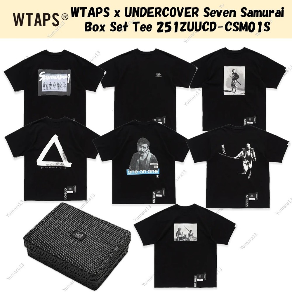 WTAPS x UNDERCOVER Seven Samurai Box Set Tee 251ZUUCD-CSM01S