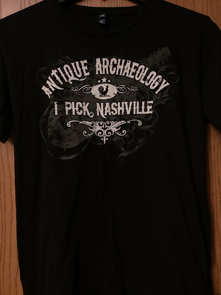 Antique Archaeology – “I Pick Nashville” – Black Shirt – District Made – M