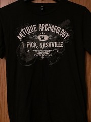 Antique Archaeology – “I Pick Nashville” – Black Shirt – District Made – M