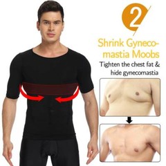 Men’s Slimming Body Shaper Vest Abs Abdomen Compression Shirts Workout Tank Tops
