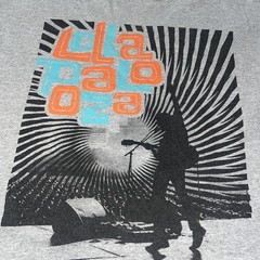 Lollapalooza Graphic T-Shirt Large Gray Concert Festival Tee Fest Large Uni Sex
