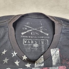 Grunt Style T Shirt Men XXL Patriot Military Tactical Veteran 2A USA Flag 049