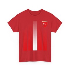 Turkey Soccer T-Shirt, Turkish Flag Soccer 2026 Jersey Style Shirt