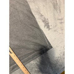Nike T-Shirt Mens Large Gray Like Nike Smiley Face Graphic Acid Wash Tee