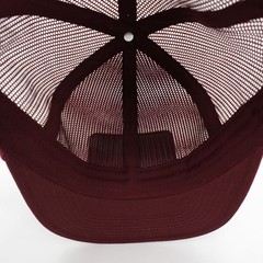 Poncho Outdoors Hat cap Mens Maroon Javelina Patch Trucker Snapback Mesh Fishing