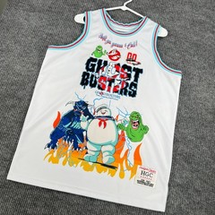 Ghostbusters Tank Top Shirt Jersey Mens Large White Headgear Classics