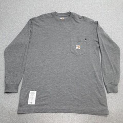 Carhartt Fr Long Sleeve Gray Tee Shirt #297-31 (PICK YOU SIZE) B